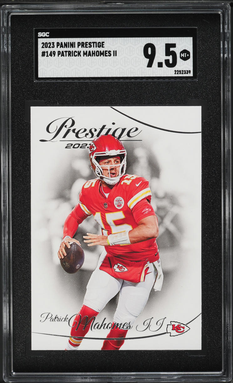 2023 Panini Prestige Patrick Mahomes II #149 SGC 9.5 MINT+