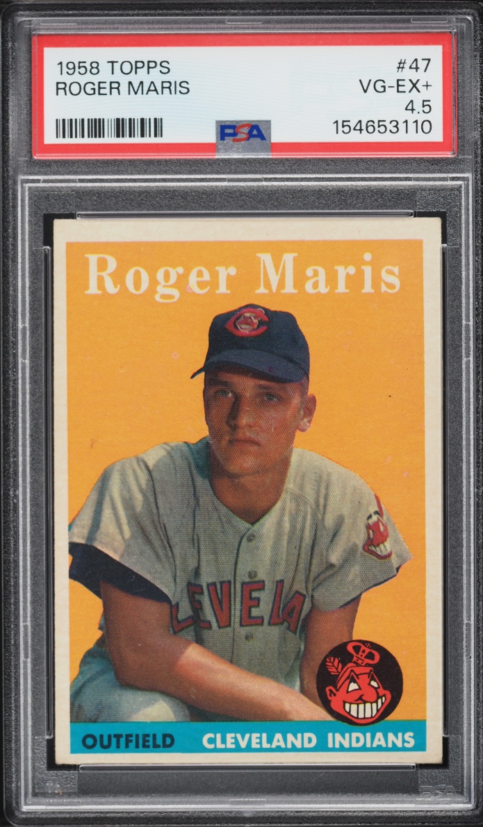 1958 Topps Roger Maris ROOKIE #47 PSA 4.5 VGEX+