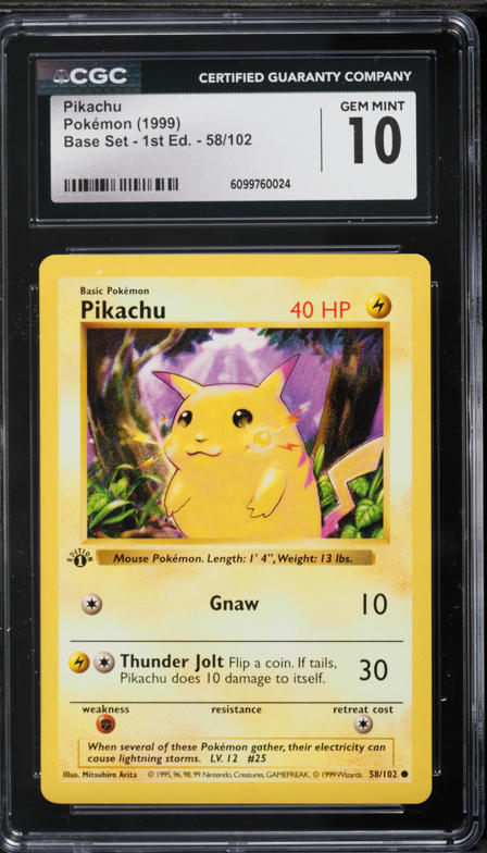 1999 Pokemon Merlin Stickers Prism Pikachu #S30 PSA 10 GEM MINT on