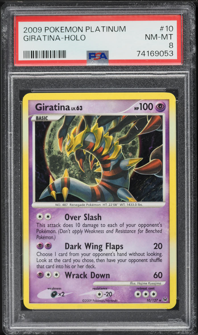 2009 Pokemon Platinum Holo Giratina #10 PSA 8 NM-MT
