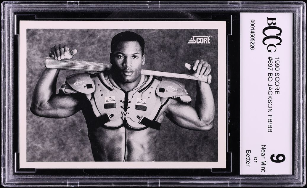 1990 Score Bo Jackson #697 BCCG 9
