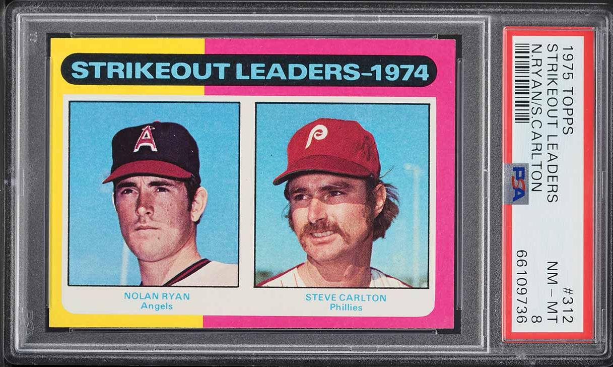 1975 Topps NOLAN RYAN PSA 8 ビンテージ エンゼルス 1975 Topps NOLAN RYAN PSA 8 ビンテージ エンゼルス 1975 Topps