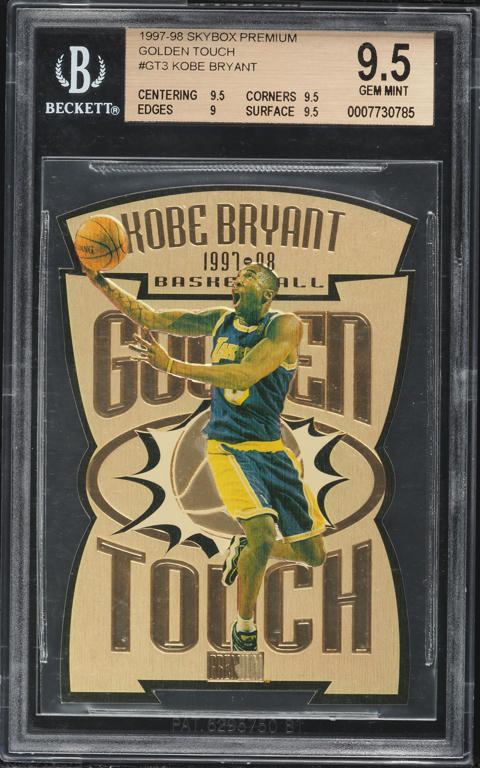 1997 Skybox Premium Silky Smooth Kobe Bryant #3SS PSA 5 EX on