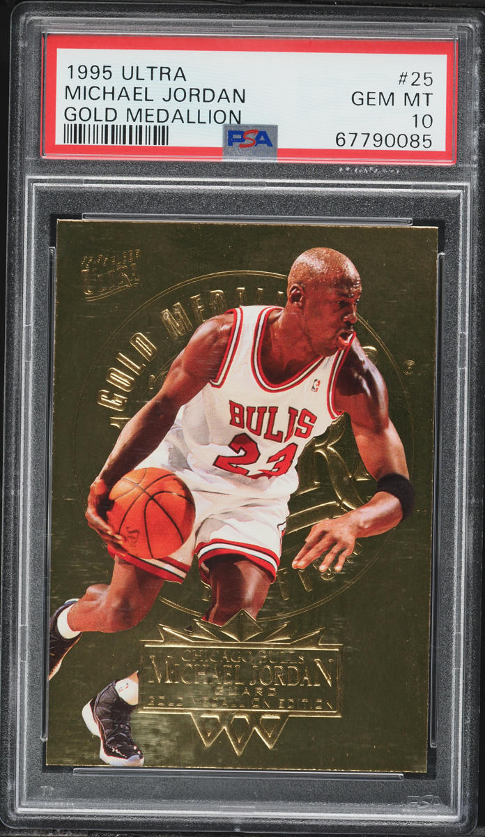 1995 Ultra Gold Medallion Michael Jordan #25 PSA 10 GEM MINT