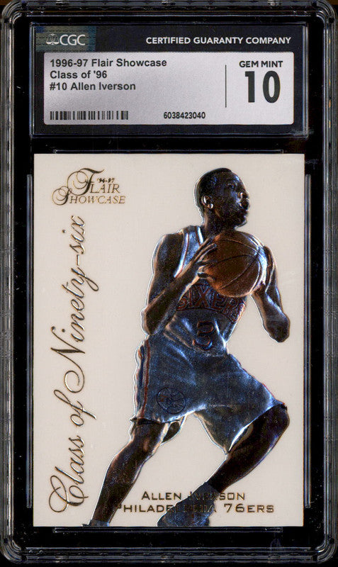 1996 Flair Showcase Class Of '96 Kobe Bryant ROOKIE #4 BGS 9
