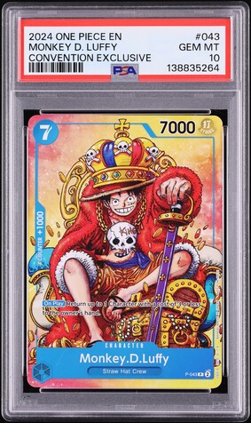 2024 One Piece Japanese Promo X Mos Burger Monkey D. Luffy #P-080