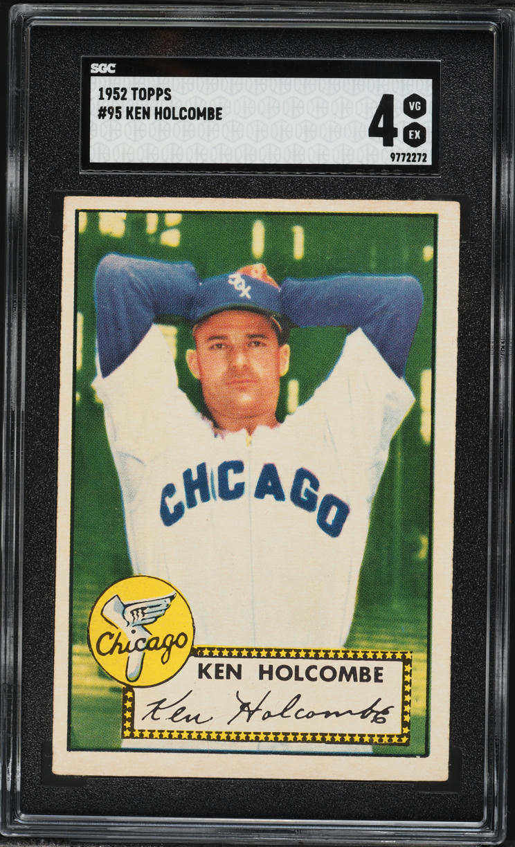 1952 Topps Ken Holcombe #95 SGC 4 VGEX