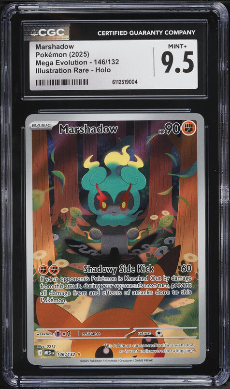 2025 Pokemon Japanese Mega Brave AR Marshadow #69 CGC 10 PRISTINE