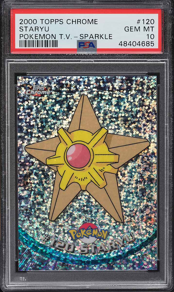 2000 Pokemon Topps Chrome Series 2 Sparkle Staryu #120 PSA 10 GEM MINT