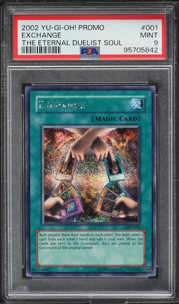 2002 YuGiOh! The Eternal Duelist Soul Promo Exchange EDS001 PSA