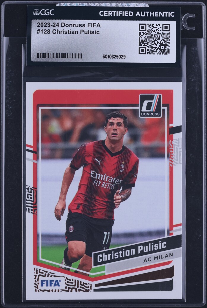 2023 Donruss FIFA Christian Pulisic #128 CGC AUTH