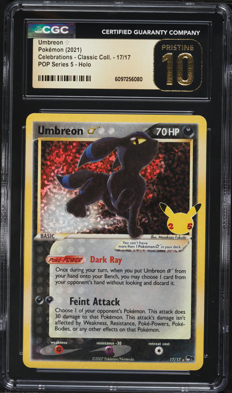 2021 Pokemon Sword & Shield Celebrations POP Series 5 Holo Umbreon