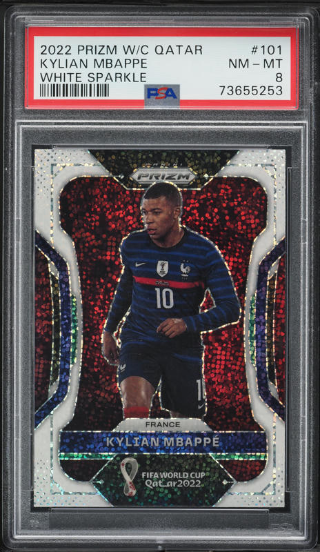 2022 Panini Prizm World Cup Qatar Maroon Kylian Mbappe /22