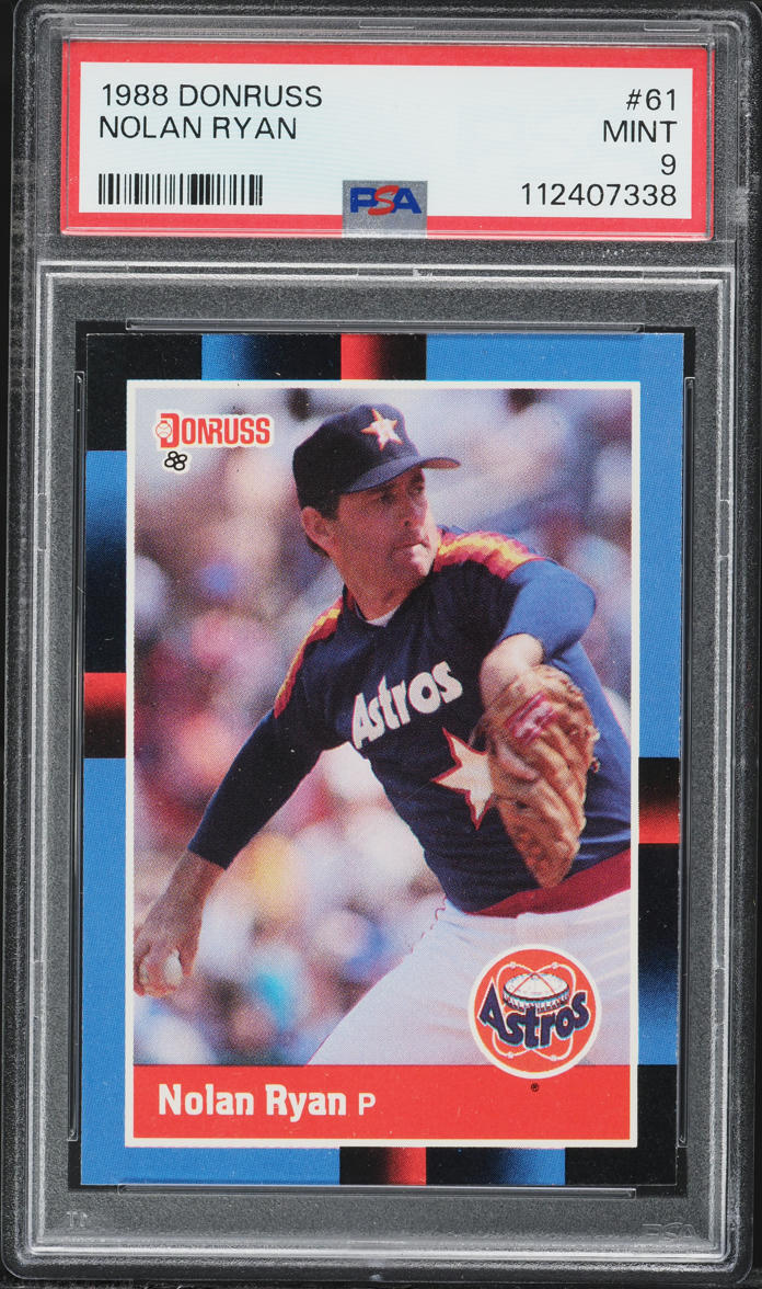 1988 Donruss Nolan Ryan #61 PSA 9 MINT