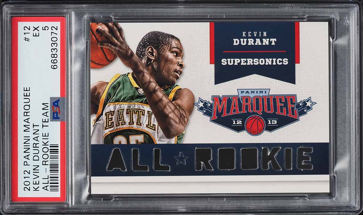 2012 Panini Marquee All-Rookie Team Kevin Durant #12 PSA 5 EX - Main Image
