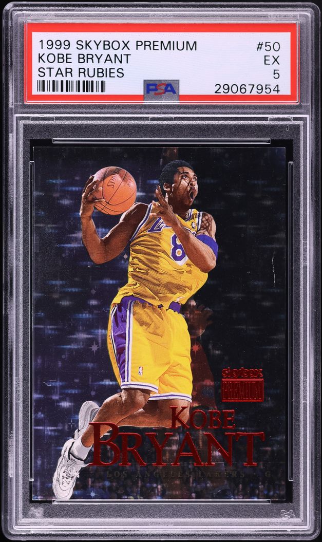 1999 Skybox Premium Star Rubies Kobe Bryant 45/45 #50 PSA 5 EX