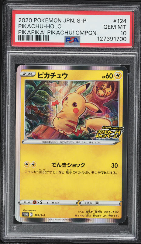 2020 ピカチュウ ホロカード #124 GEM MT 2020 ピカチュウ ホロカード #124 GEM MT Auction Prices Realized Tcg