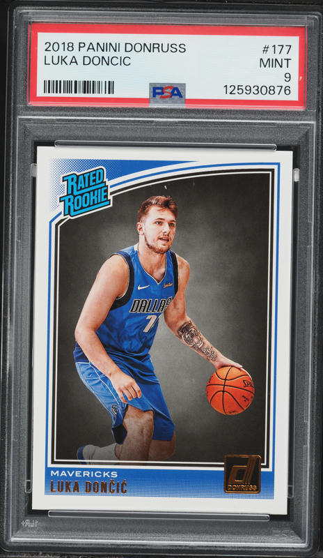 2018 Panini Prizm Silver Luka Doncic ROOKIE AUTO #RS-LDC PSA 10
