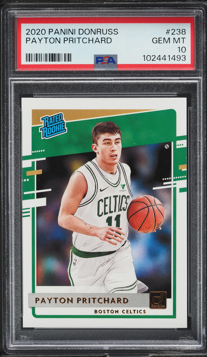 2020 Donruss Basketball Payton Pritchard ROOKIE #238 PSA 10 GEM MINT