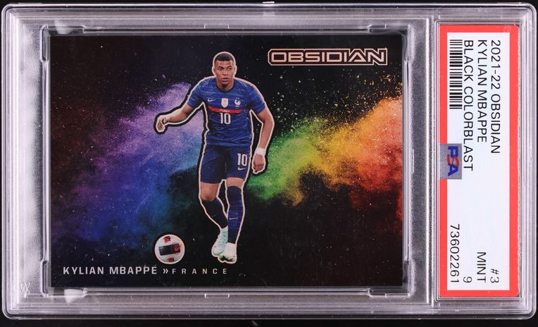 2018 Panini Prizm World Cup Red Mosaic Kylian Mbappe ROOKIE #80