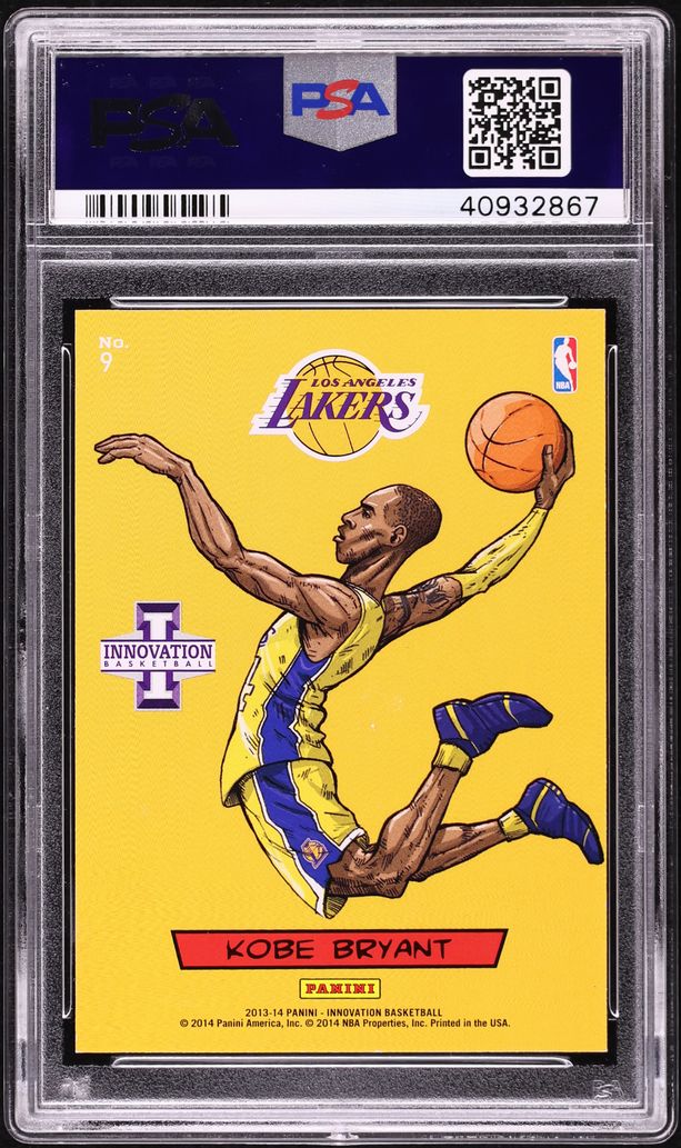 2013 Panini Innovation Kaboom! Kobe Bryant #9 PSA 10 GEM MINT