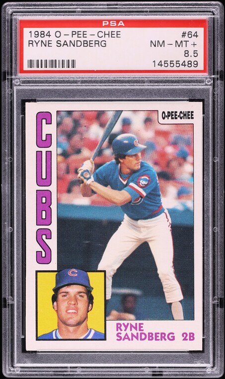 1984 O-Pee-Chee Ryne Sandberg #64 PSA 8.5 NM-MT+