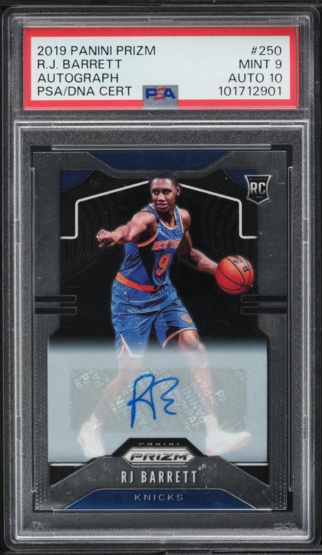 2019 Panini Mosaic RJ Barrett ROOKIE #270 PSA 10 GEM MINT on