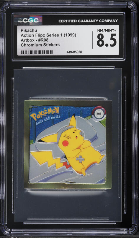 1996 Pokemon Japanese Bandai Carddass Vending Pikachu #25 PSA 10