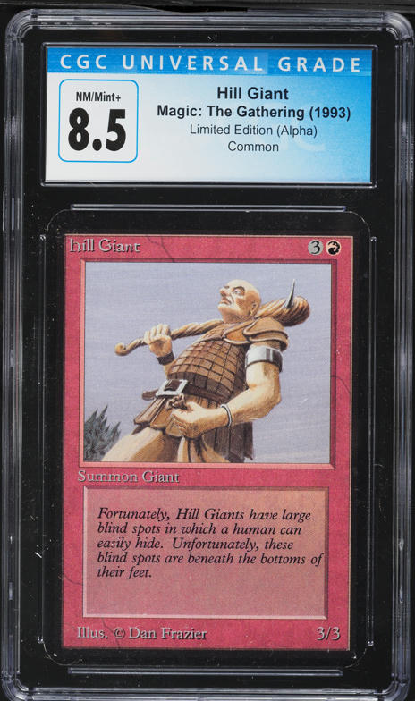 1993 Magic The Gathering MTG Alpha Scathe Zombies CGC 8 NM-MT on