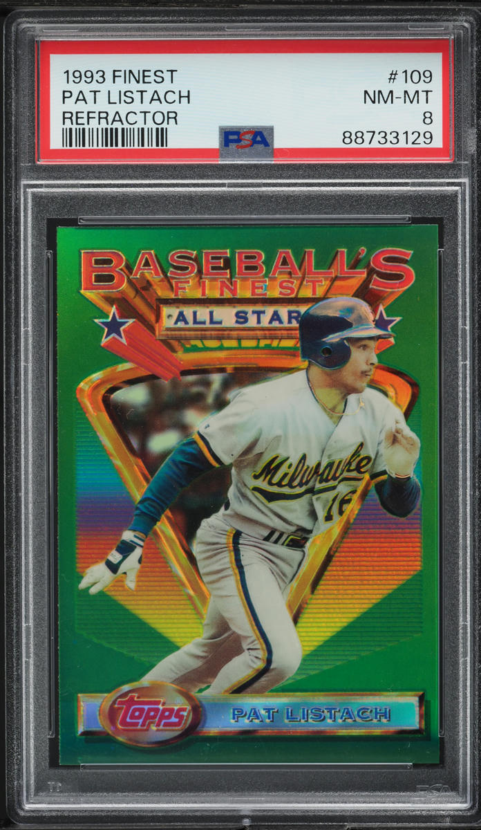1993 Finest Refractor Pat Listach ALL-STAR #109 PSA 8 NM-MT