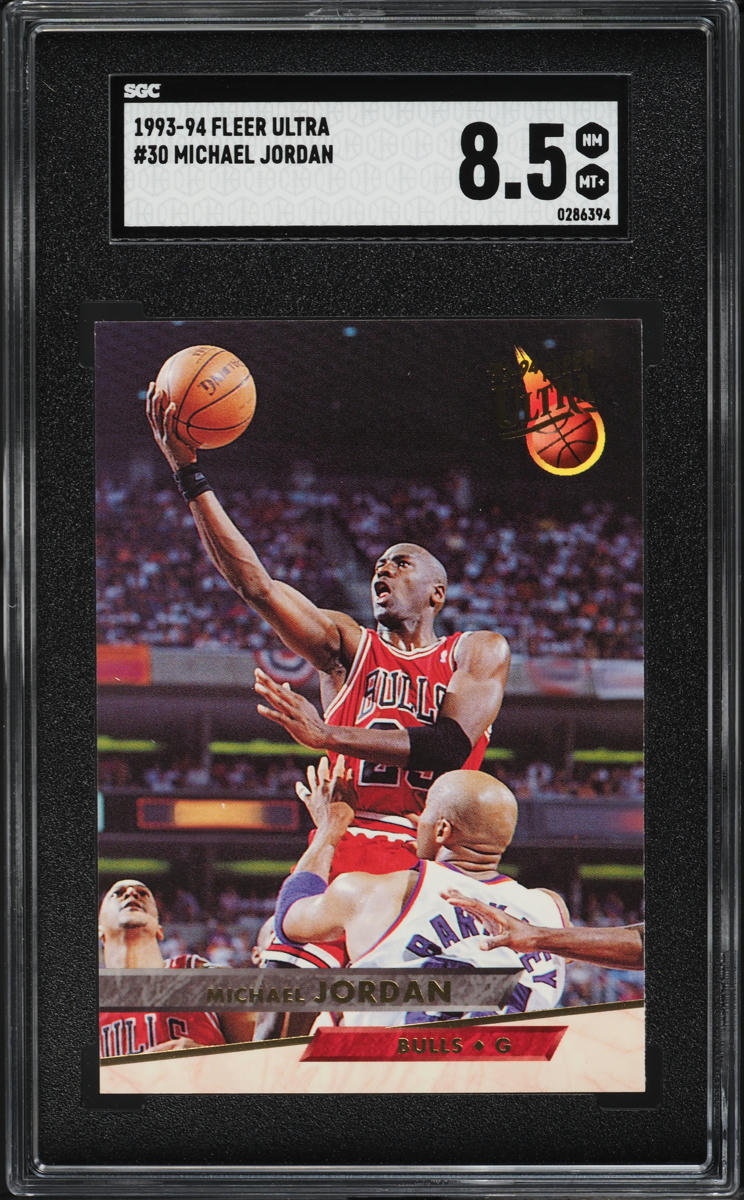 1993 Ultra Basketball Michael Jordan #30 SGC 8.5 NM-MT+