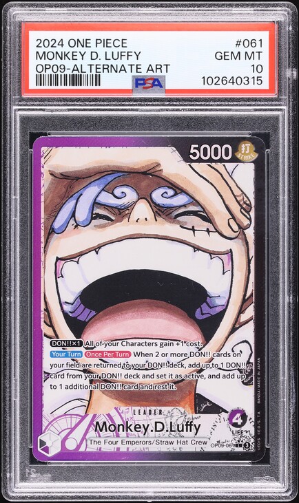 2024 One Piece Japanese Emperors The New World Alt Art