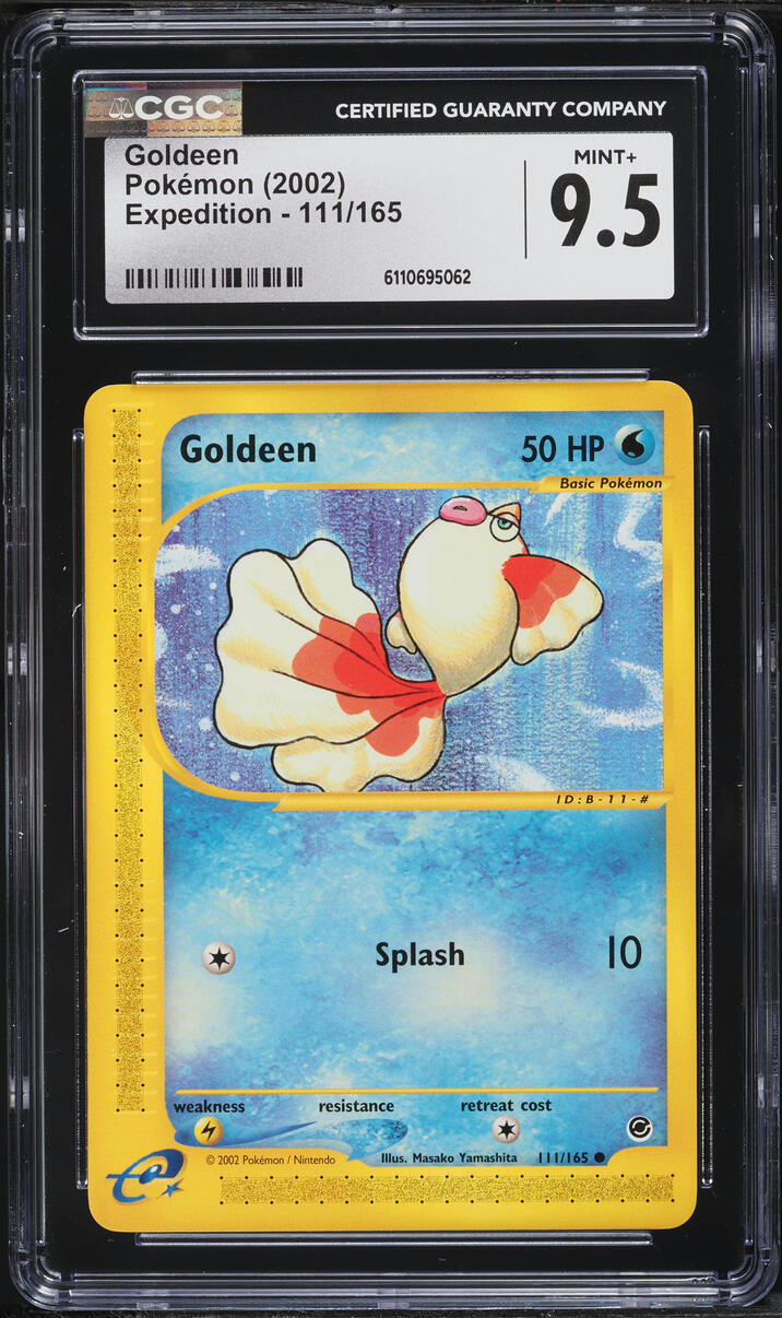 2002 Pokemon Expedition Goldeen #111 CGC 9.5 MINT+