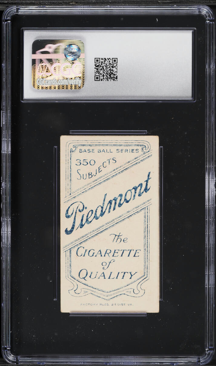 1909-11 T206 Bob Bescher PORTRAIT, PIEDMONT CGC 1.5 FR
