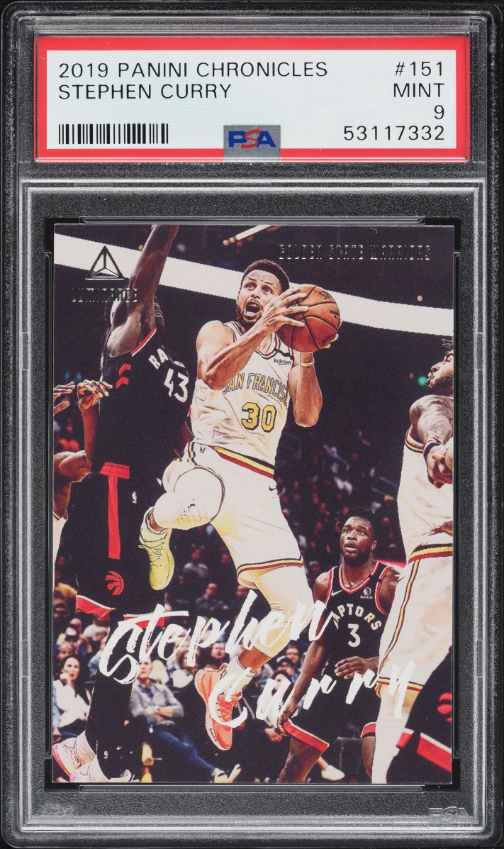 2019 Panini Chronicles Luminance Stephen Curry #151 PSA 9 MINT