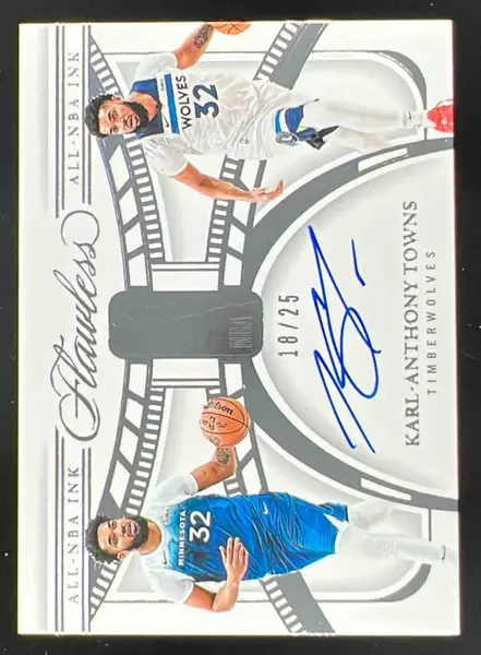 2023 Panini Flawless All-NBA Ink Alonzo Mourning AUTO /25 #ALL-AZM