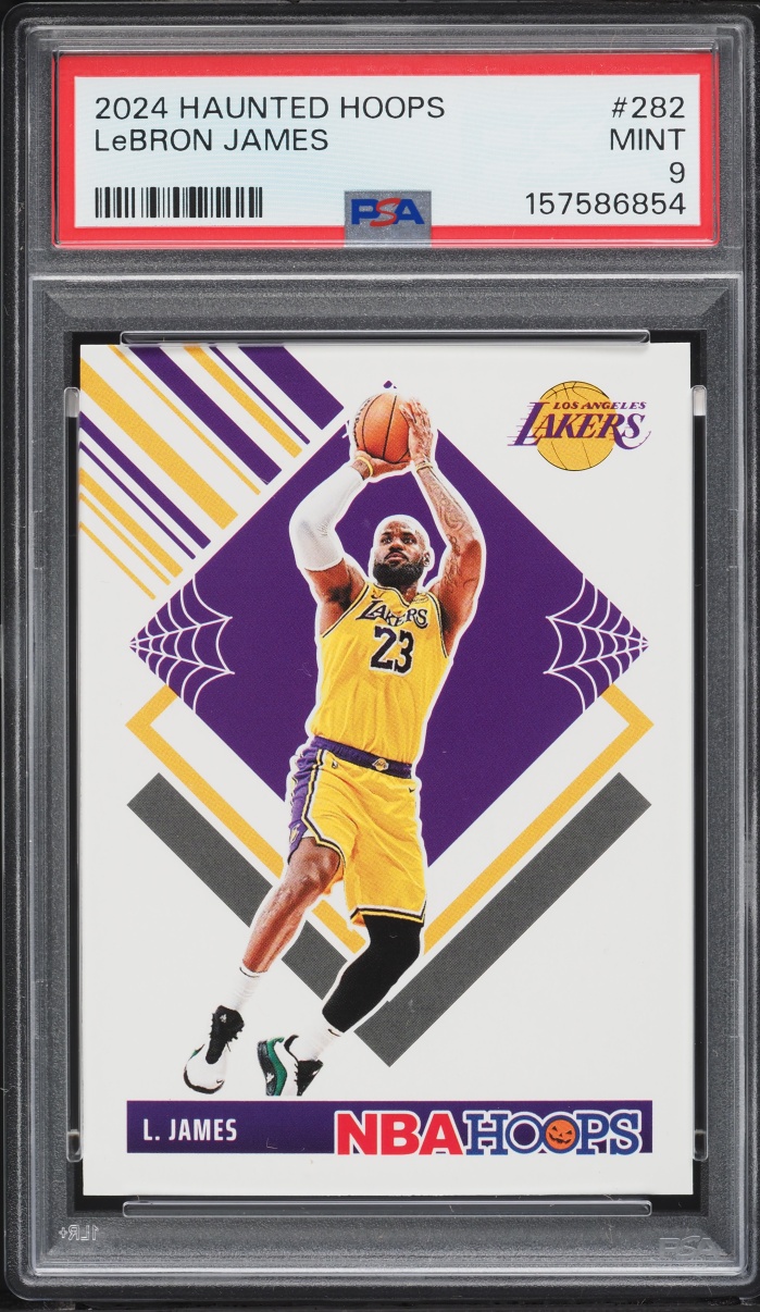 2024 Haunted Hoops LeBron James #282 PSA 9 MINT