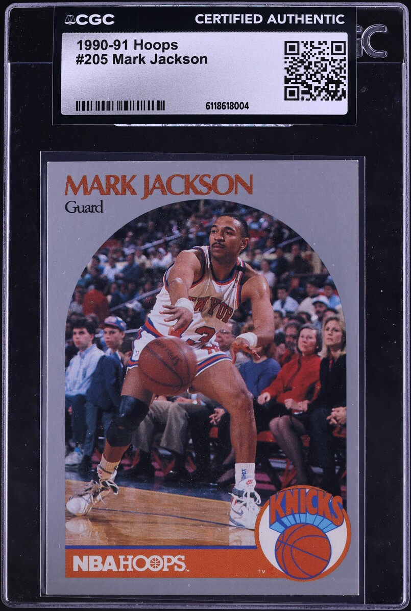 1990 Hoops Mark Jackson #205 CGC AUTH