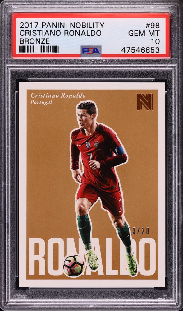 2022 Panini Prizm World Cup Qatar Red Breakaway Cristiano Ronaldo