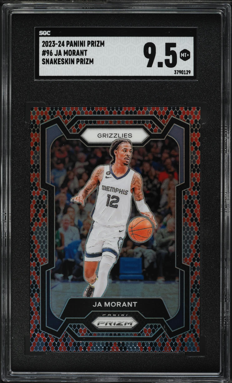 2023 Panini Prizm Snakeskin Ja Morant #96 SGC 9.5 MINT+