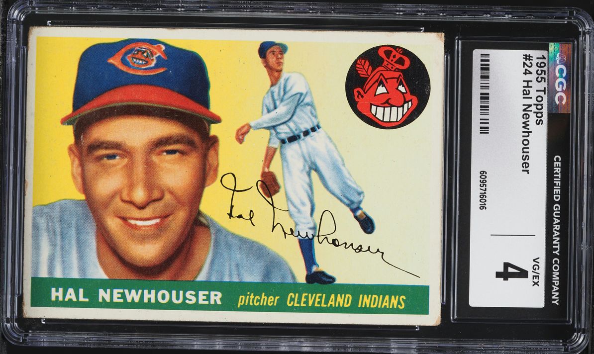 1955 Topps Hal Newhouser #24 CGC 4 VGEX