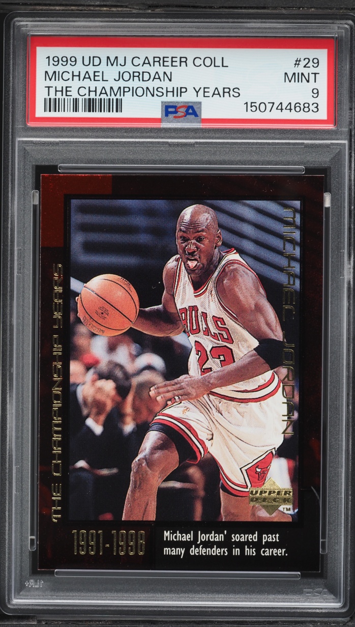 1999 Upper Deck MJ Career Collection Championship Years Michael Jordan #29 PSA 9 MINT