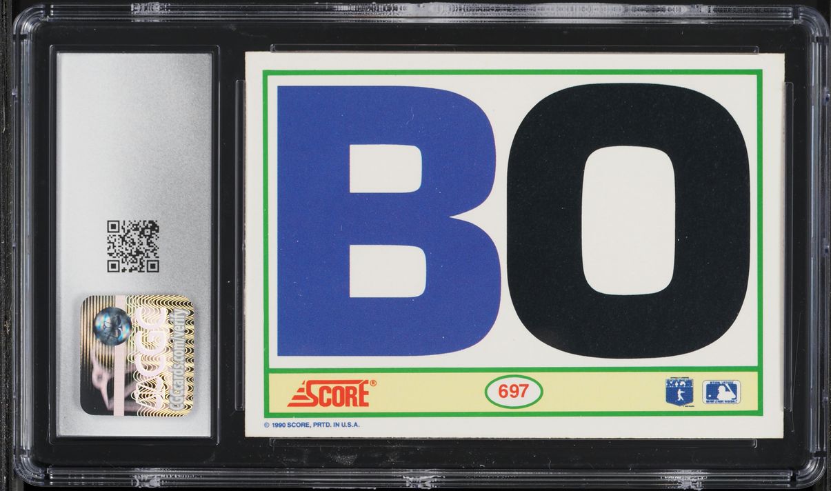 1990 Score Bo Jackson #697 CGC 8.5 NM-MT+