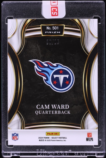 2024 Select XRC Tie-Die Prizm Cam Ward ROOKIE /25 #501