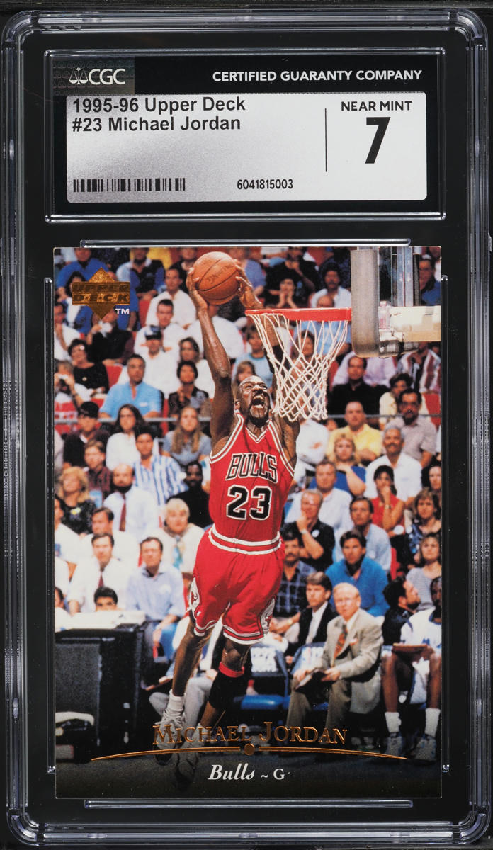 1995 Upper Deck Basketball Michael Jordan #23 CGC 7 NRMT