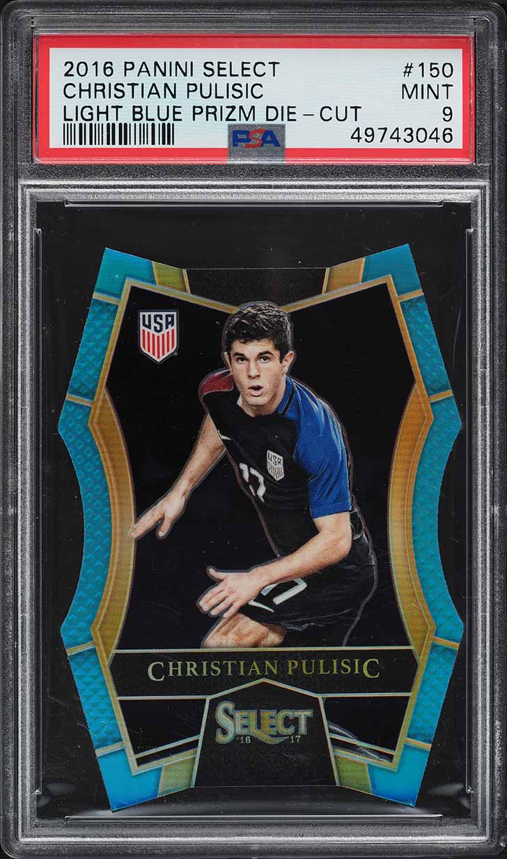 2016 Select Soccer Christian Pulisic ROOKIE #150 PSA 9 MINT on