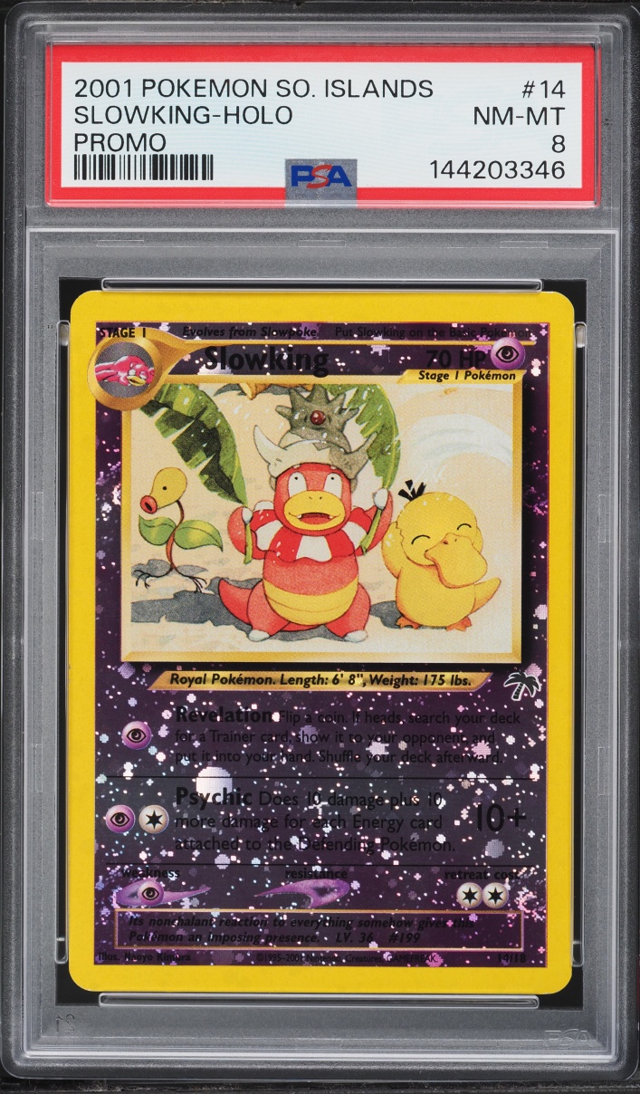 2001 Pokemon Southern Islands Promo Holo Slowking #14 PSA 8 NM-MT