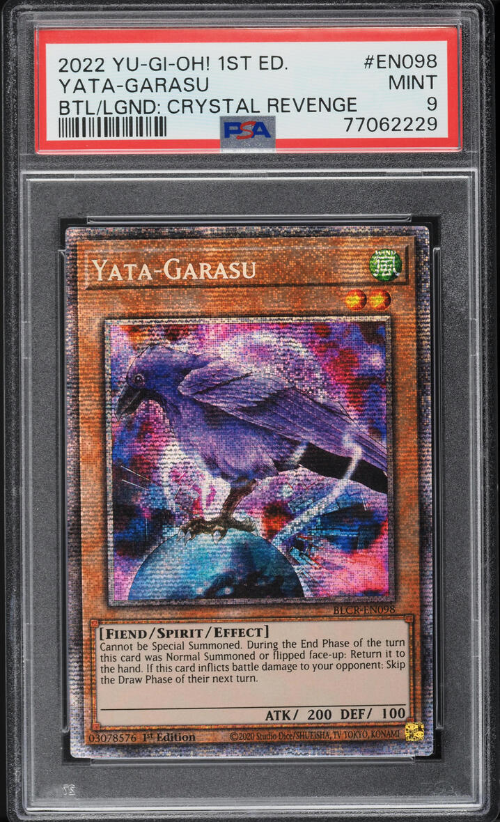 2022 Yu-Gi-Oh! BLCR 1st Edition Starlight Yata-Garasu #BLCR-EN098 PSA 9 ...