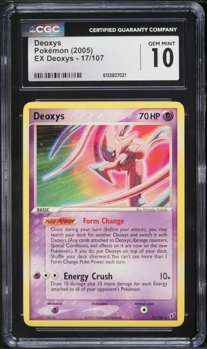 2005 Pokemon EX Deoxys #17 CGC 10 GEM MINT