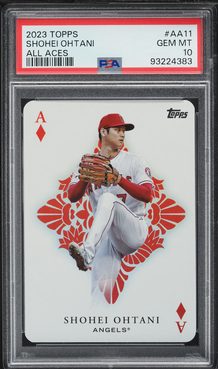 2023 Topps All Aces Shohei Ohtani #AA-11 PSA 10 GEM MINT on